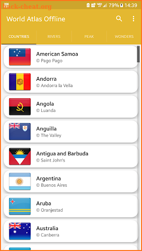 World Atlas Offline - World Map Offline Free screenshot