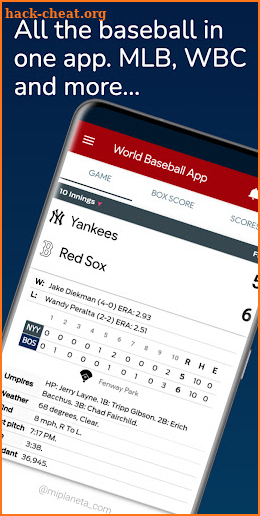 World Baseball App screenshot
