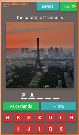 World Capitals Quiz screenshot