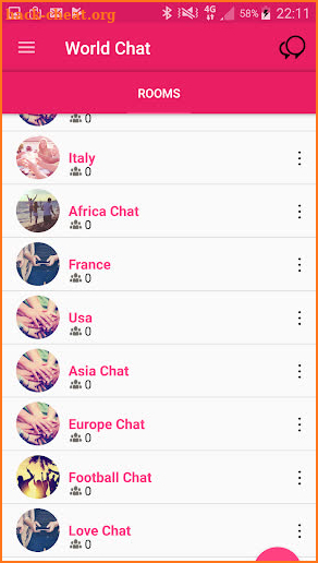 World Chat screenshot