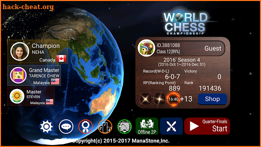 World Chess Championship screenshot