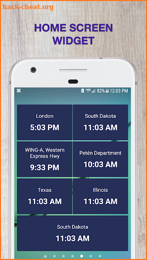World Clock & Time Zone Converter with Widget screenshot