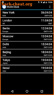 World Clock & Widget screenshot