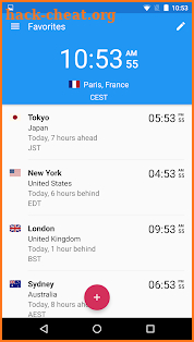 World Clock by timeanddate.com screenshot