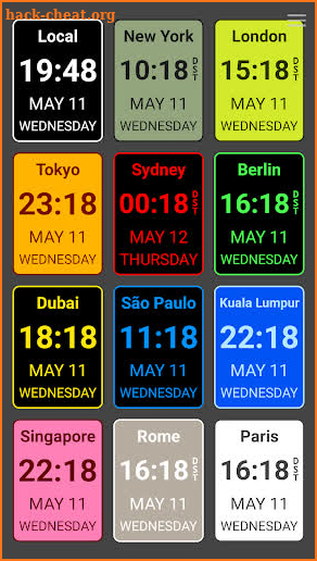 World Clock Pro Multi Digital screenshot