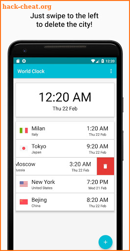 World Clock Pro - Timezones and City Infos screenshot