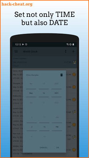 World Clock - TimeZone Widget screenshot