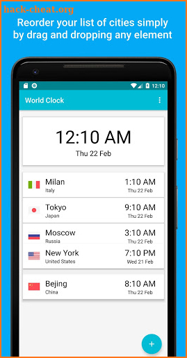 World Clock - Timezones and Travel Infos screenshot