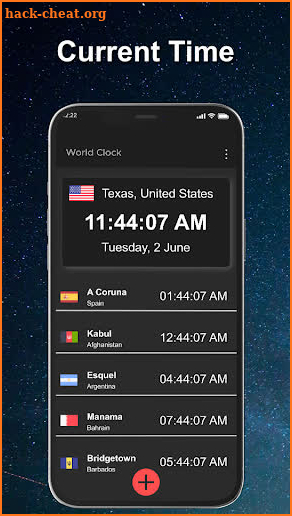World Clock – World time clock screenshot