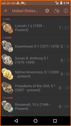 World coins: USA, Canada, EURO and others screenshot