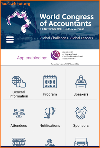 World Congress of Accountants screenshot