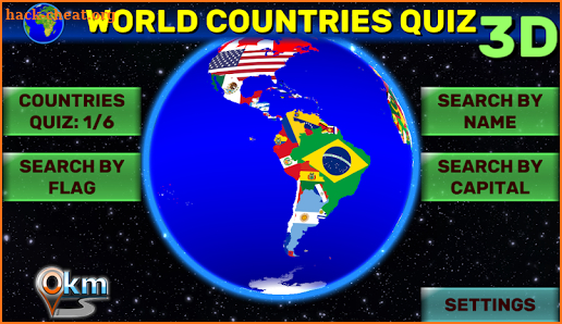 World countries Quiz 3D screenshot