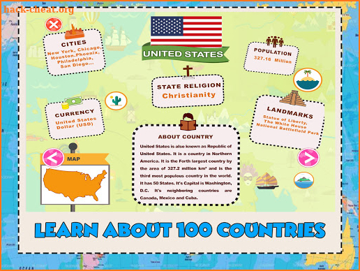 World Country Geography Kids screenshot
