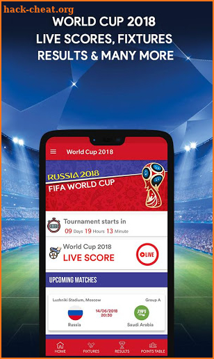 World Cup 2018 App : Soccer365 screenshot