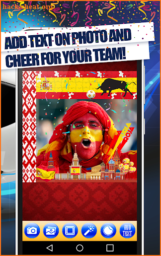 World Cup 2018 - Football Photo Frames & Stickers screenshot
