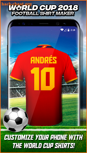 World Cup 2018 Football Shirt Maker screenshot