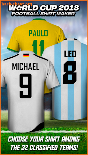 World Cup 2018 Football Shirt Maker screenshot