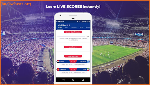 World Cup 2018 in Russia - Live Score, Match, News screenshot