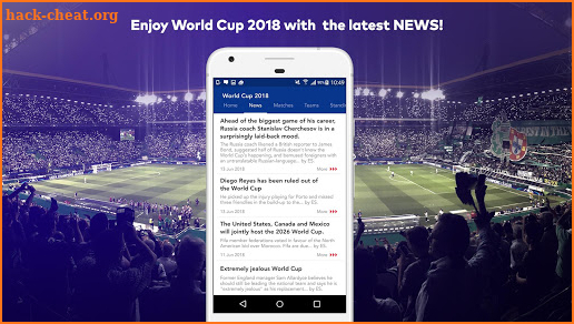 World Cup 2018 in Russia - Live Score, Match, News screenshot