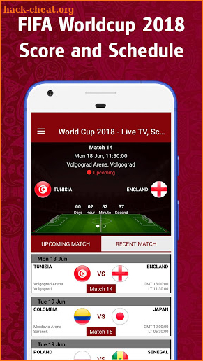 World Cup 2018 - Live TV, Scores, Fixtures screenshot