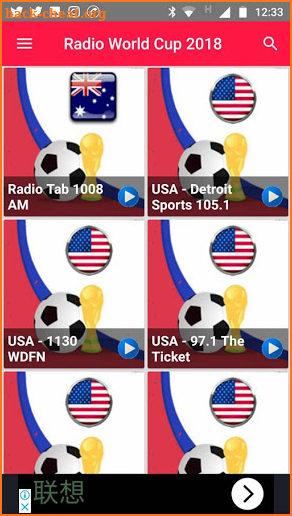 World Cup 2018 Radio Russia World Cup Football screenshot