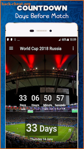 World Cup 2018 Russia Football Schedule screenshot