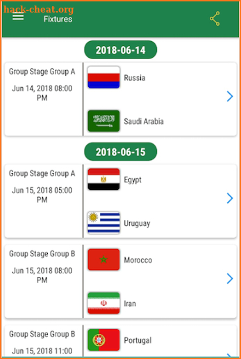 World Cup 2018 Russia Live screenshot