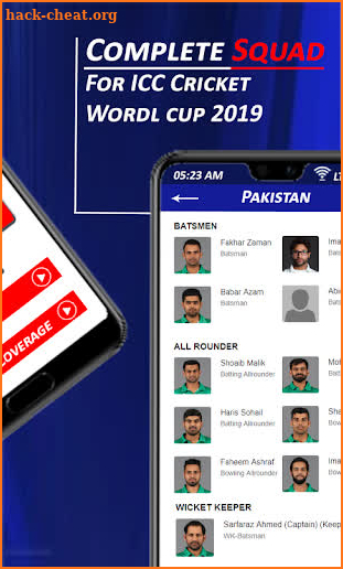 World Cup 2019 Schedule & Teams Squad screenshot