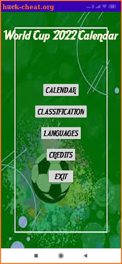 World Cup 2022 Calendar screenshot