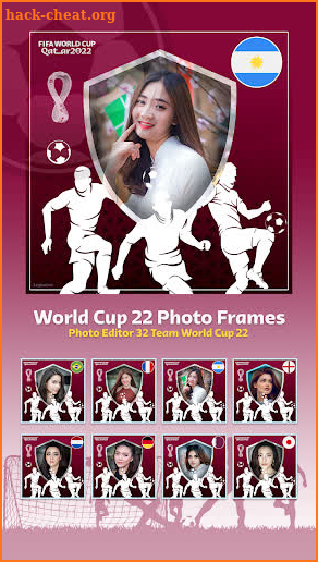 World Cup 22 Photo Frames screenshot
