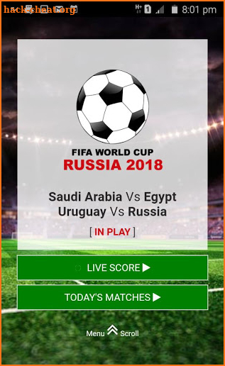 World Cup Russia 2018 - Live Score And Schedule screenshot