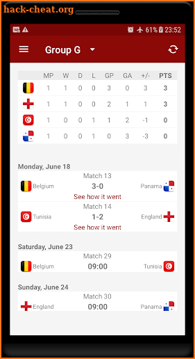 World Cup Russia 2018 - Live Scores & Schedule screenshot