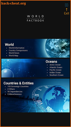 World Factbook plus Master screenshot