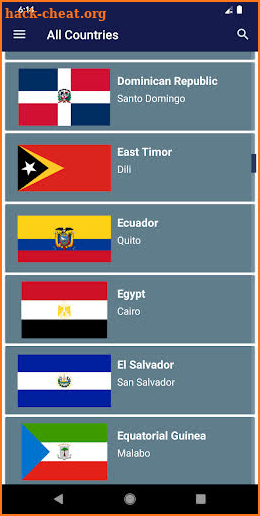 World Flags Quiz screenshot