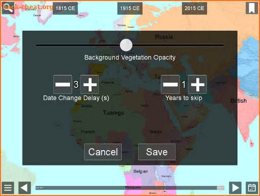 World History Maps: The World screenshot