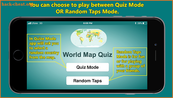 World Map & Geography Quiz screenshot