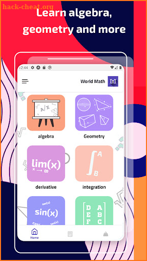 World Math - Homework Solve screenshot