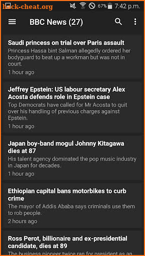 World News & Entertainment screenshot