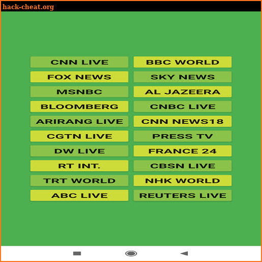 WORLD NEWS - LIVE STREAM screenshot