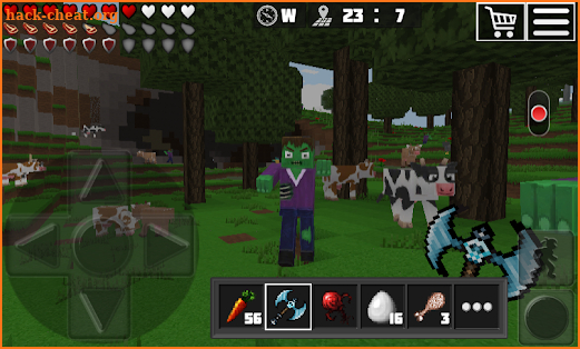 World of Cubes Survival Craft with Skins Export screenshot