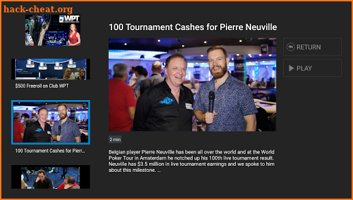 World Poker Tour screenshot