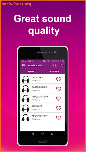 World Radio FM screenshot