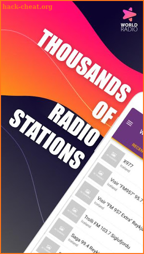 World Radio FM AM screenshot