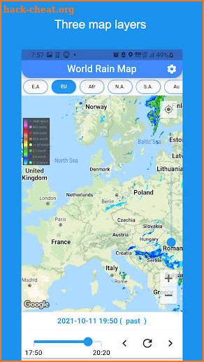 World Rain Map Viewer screenshot