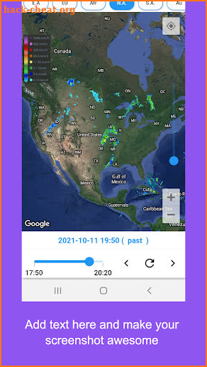 World Rain Map Viewer screenshot