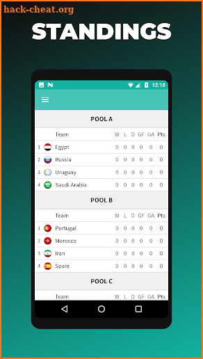 World Soccer Cup 2018 - Comments and Live Scores screenshot