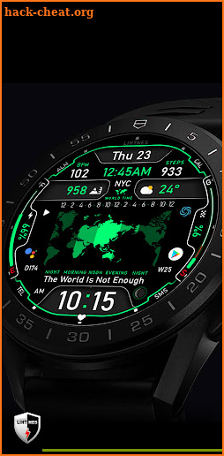 World Time Zone Watch Face 051 screenshot