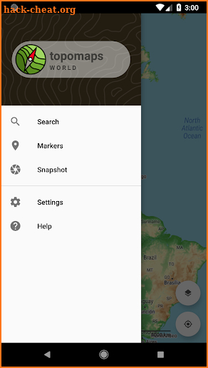 World Topo Map screenshot