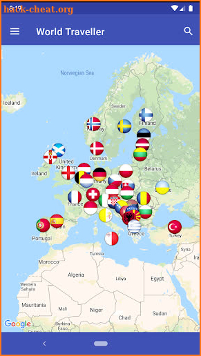 World Traveller - Your Travel Map screenshot