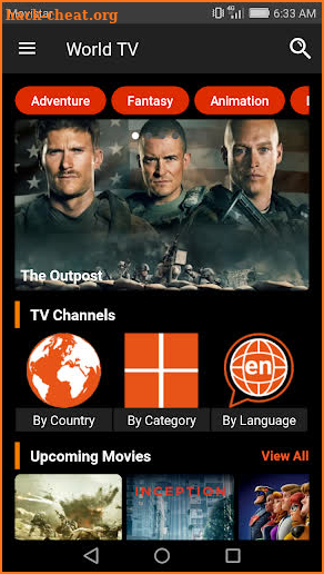 World TV - Worldwide TV International App screenshot
